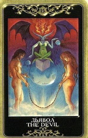 The The Devil tarot card