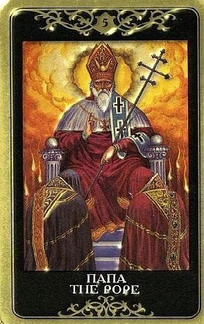 The The Hierophant tarot card
