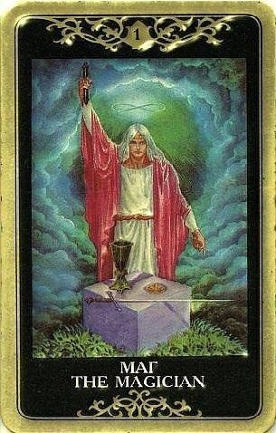 The The Magician tarot card